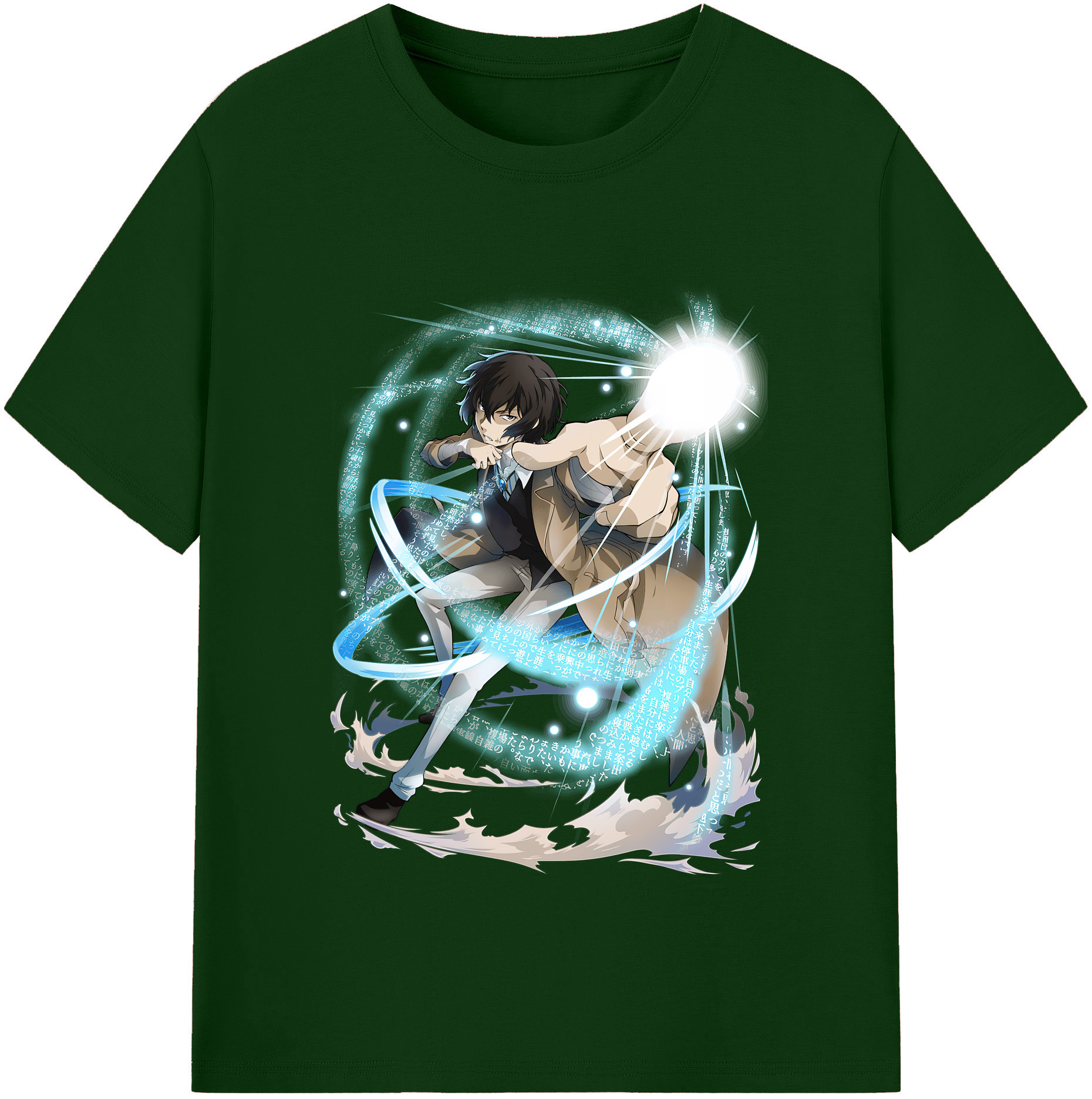 （画像用） 文豪ストレイドッグス Bungo Stray Dogs 綿100％半袖Tシャツ（フロントプリント）